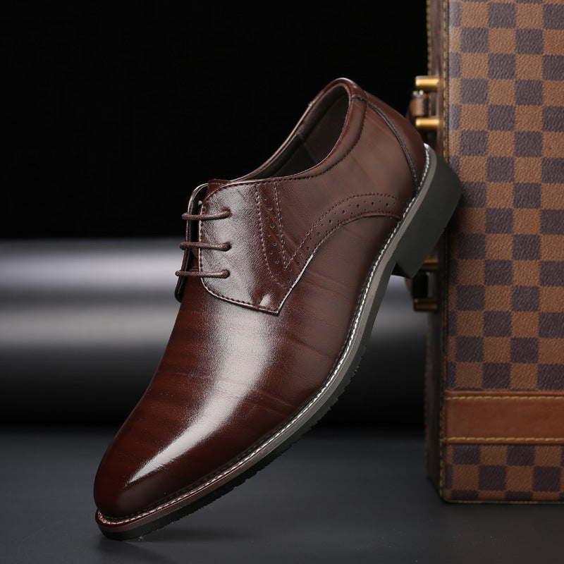 Donato | Zapatos de Vestir Brogue en Colores Vivos - Marrón