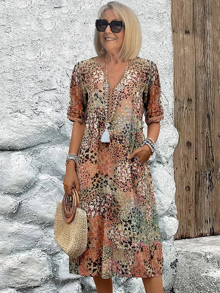 Lia | Vestido Midi para Mujer en Tela Ligera