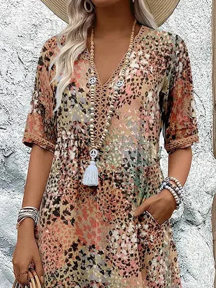 Lia | Vestido Midi para Mujer en Tela Ligera