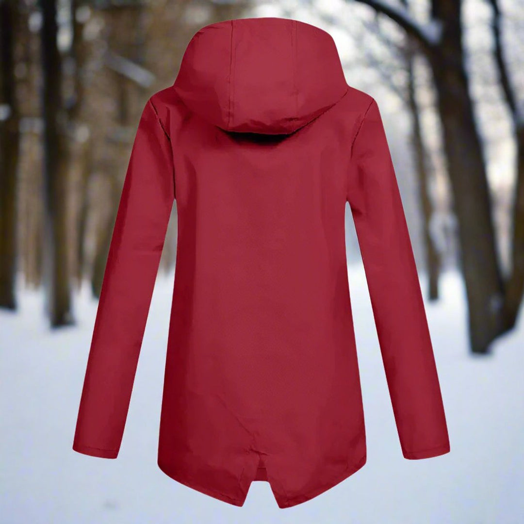 Viviana | Chaqueta Impermeable con Capucha y Cremallera