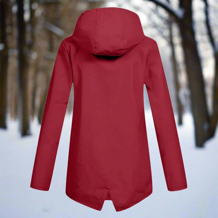 Viviana | Chaqueta Impermeable con Capucha y Cremallera