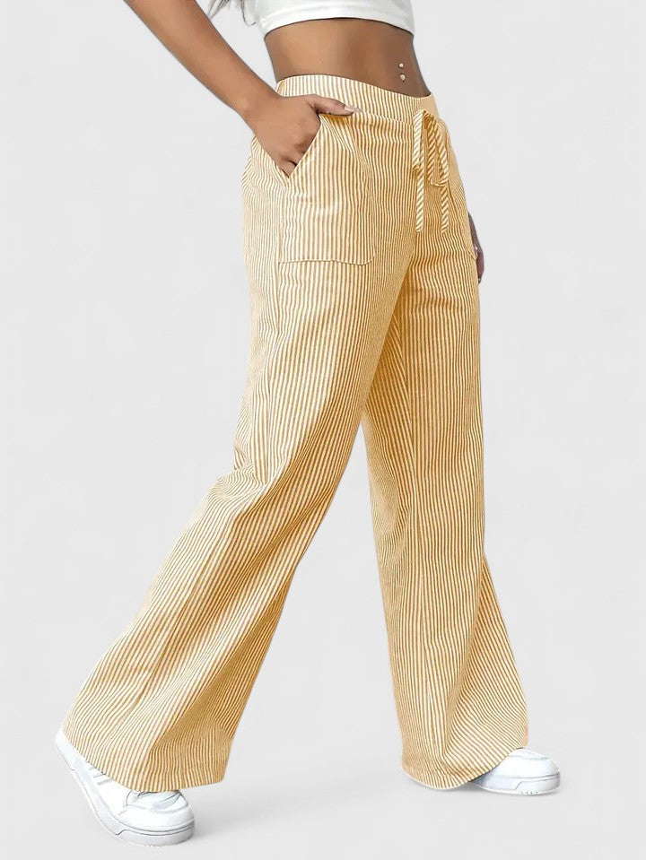 Montserrat | Pantalón Ancho de Mujer con Cintura Ajustable