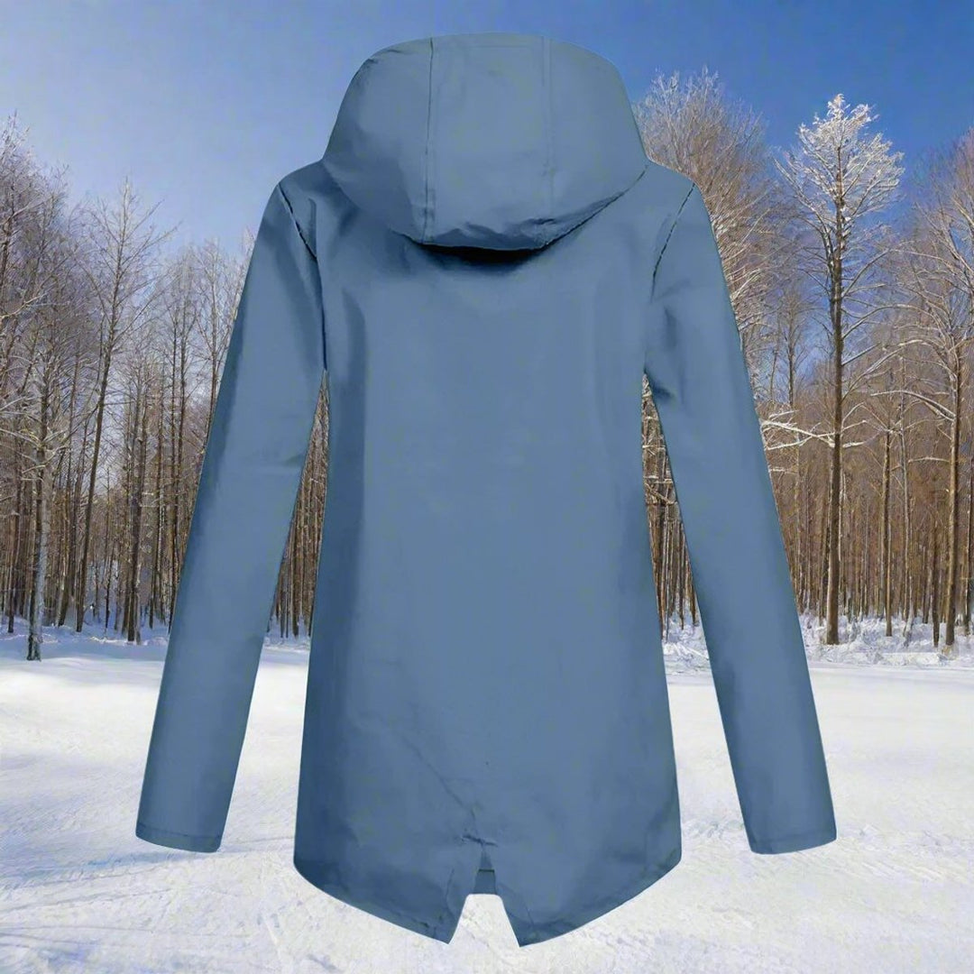 Viviana | Chaqueta Impermeable con Capucha y Cremallera