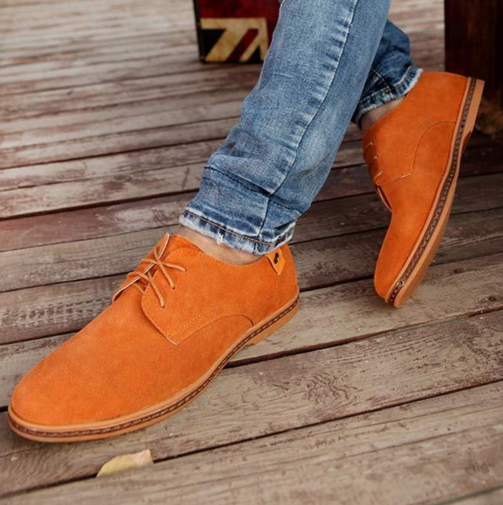 Eleazar | Zapatos de Vestir de Hombre Aspecto Ante - 2