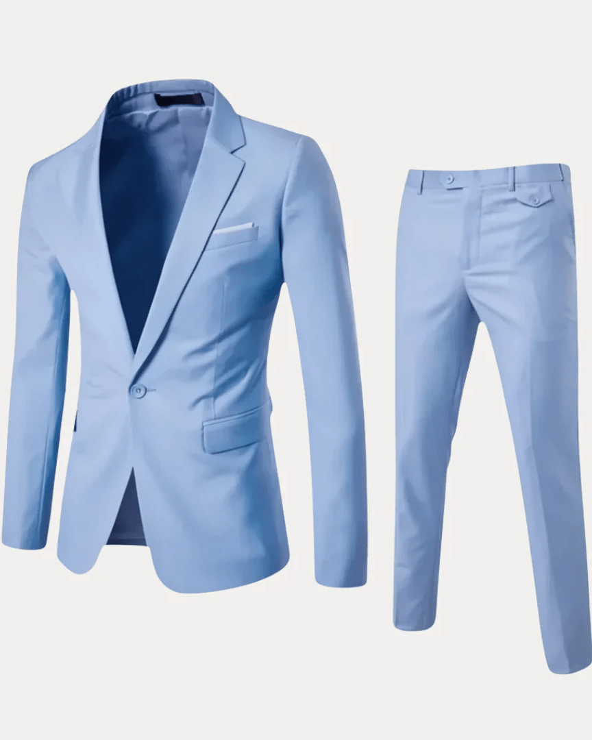 Eliseo | Traje Completo de Dos Piezas en Tejido Elástico - 1