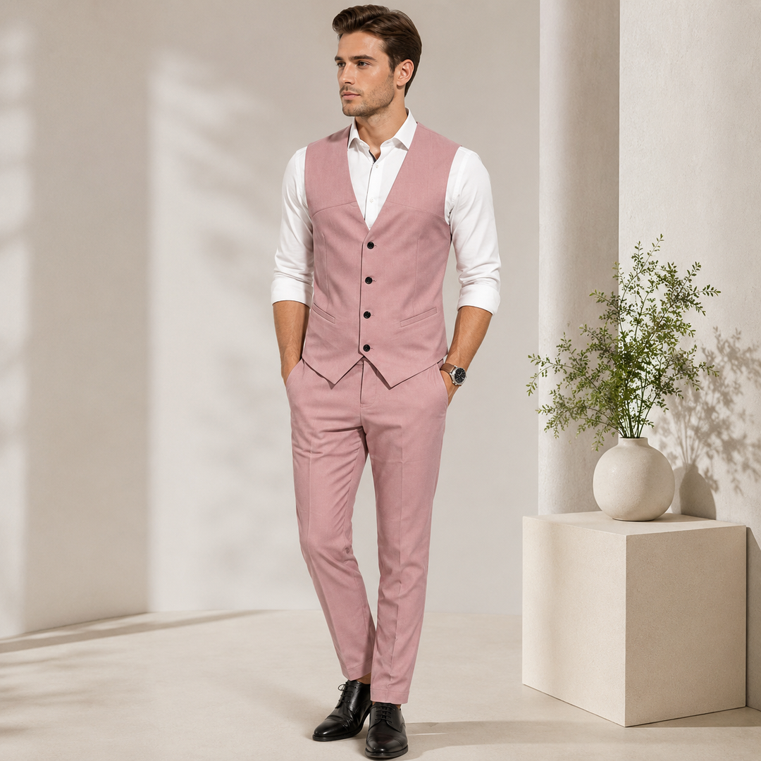 Epifanio | Traje Completo con Chaleco y Corte Estrecho - 11
