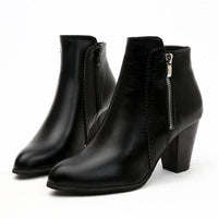 Estefanía | Botines Elegantes de Mujer con Cremallera Lateral
