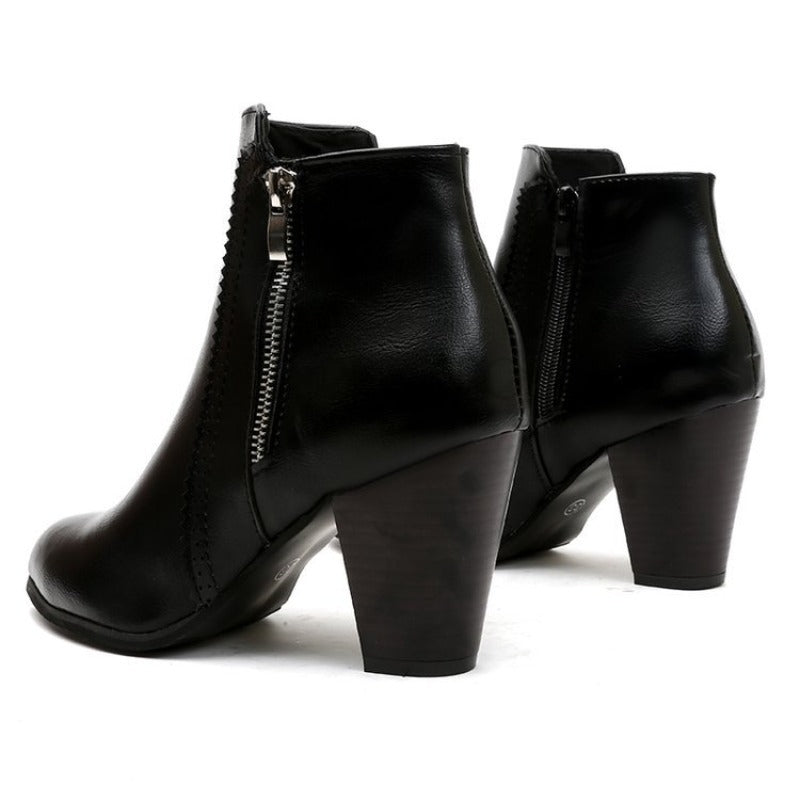 Estefanía | Botines Elegantes de Mujer con Cremallera Lateral - 2