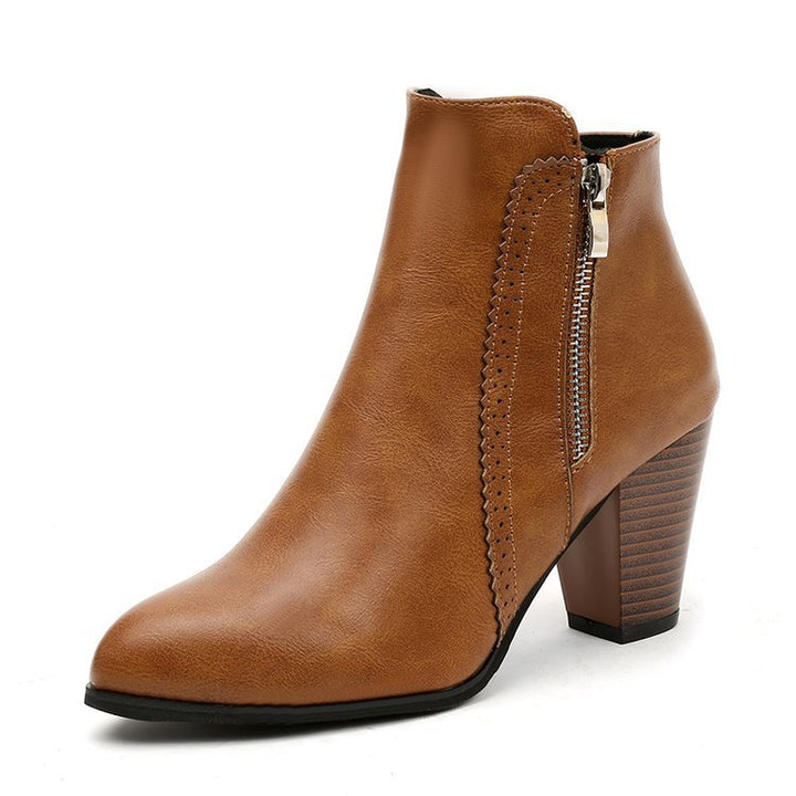 Estefanía | Botines Elegantes de Mujer con Cremallera Lateral - 5