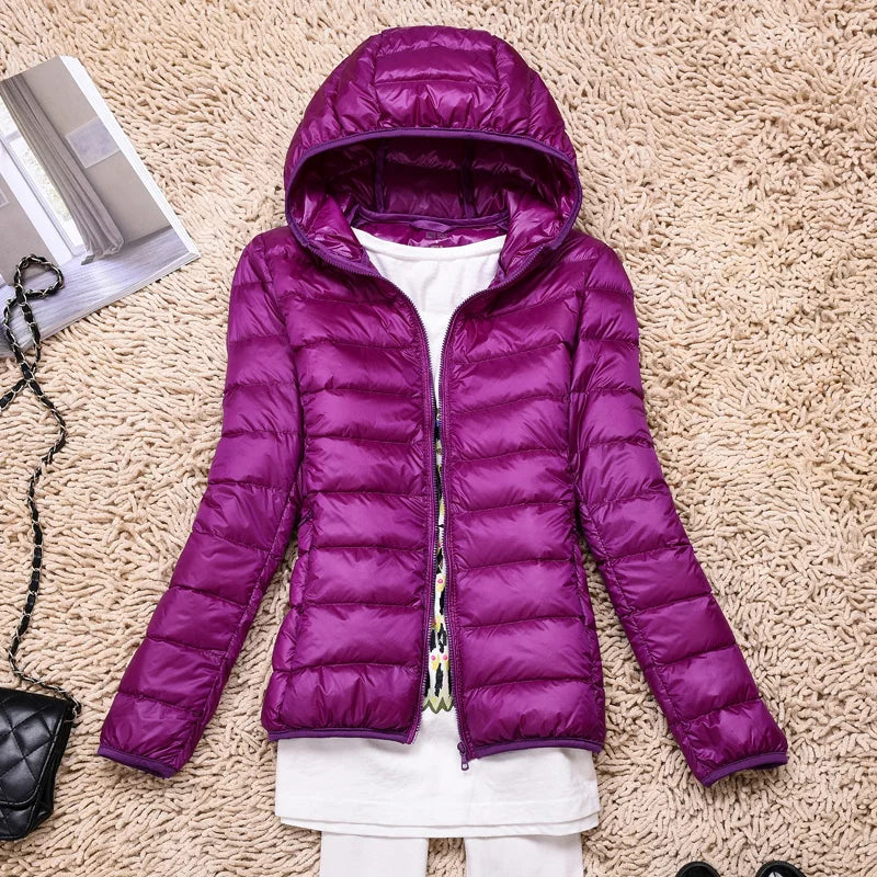 Violeta con capucha / 3XL