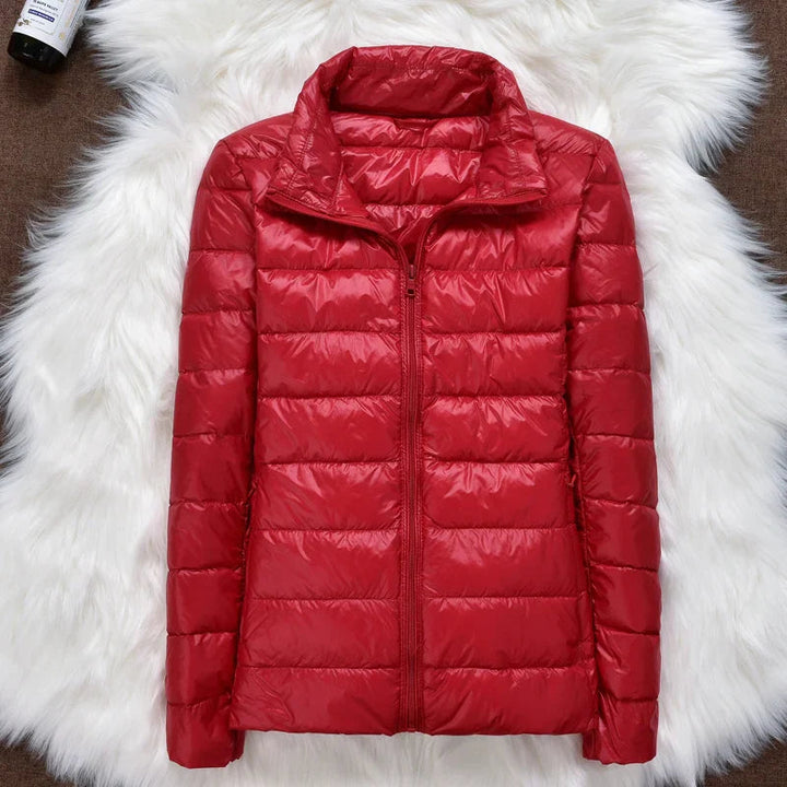 Evarista | Chaqueta Acolchada Ligera con o sin Capucha - Rojo sin capucha