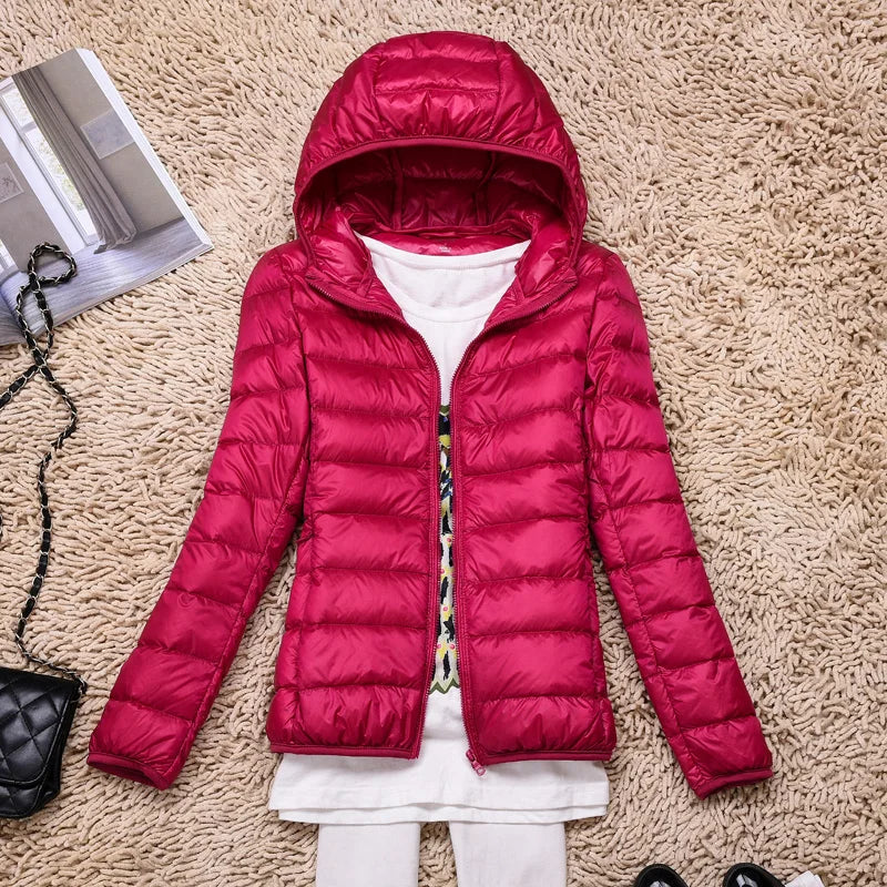 Rojo con capucha / 3XL