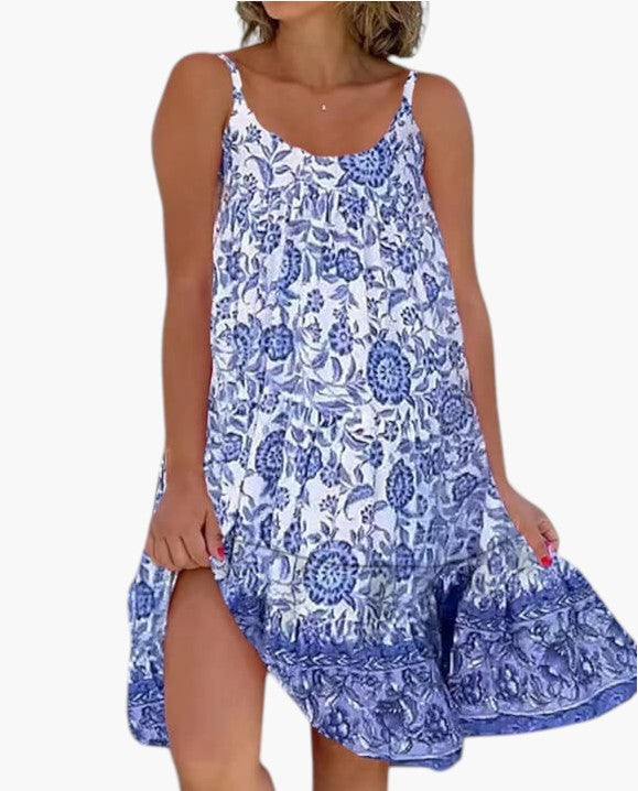 Laura | Vestido ligero con estampado delicado para un verano sin esfuerzo