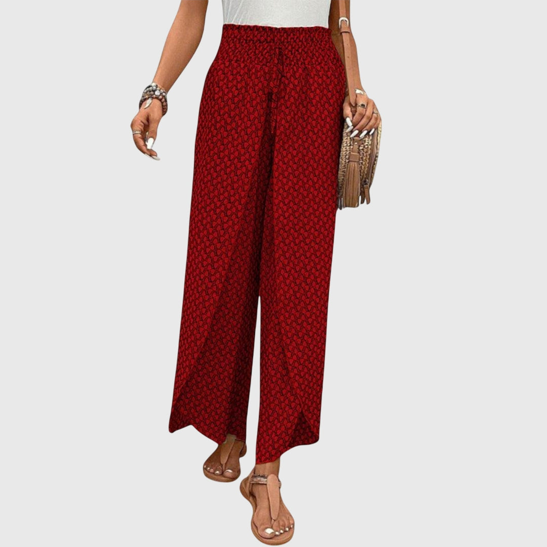 Leticia | Pantalón Palazzo de Mujer de Talle Alto