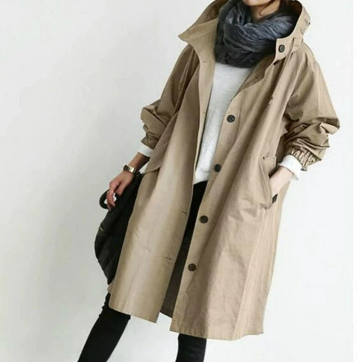 Amanda | Gabardina Impermeable con Cinturón Ajustable