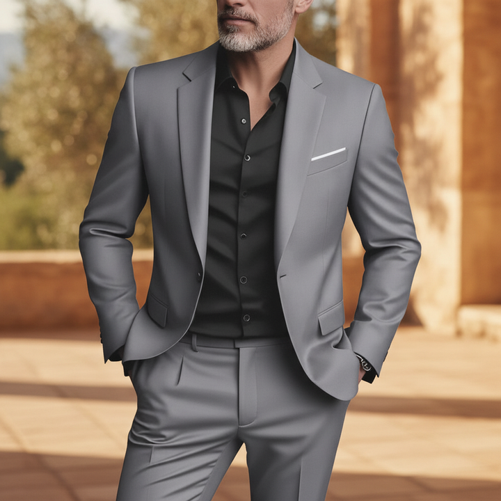 Filiberto | Traje de Gala con Solapas Satinadas - 1