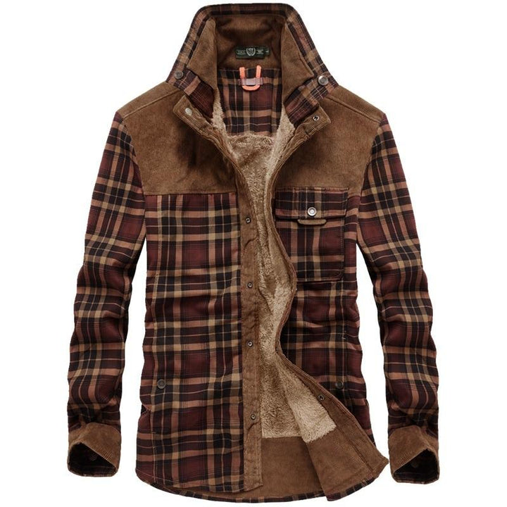 Bernardo | Camisa Chaqueta de Hombre de Cuadros