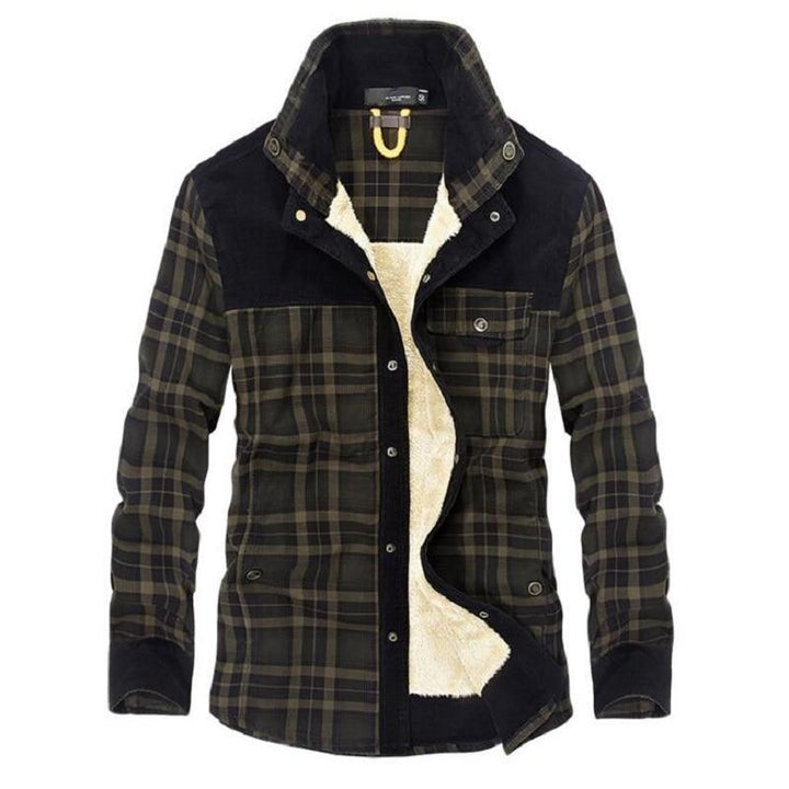 Bernardo | Camisa Chaqueta de Hombre de Cuadros