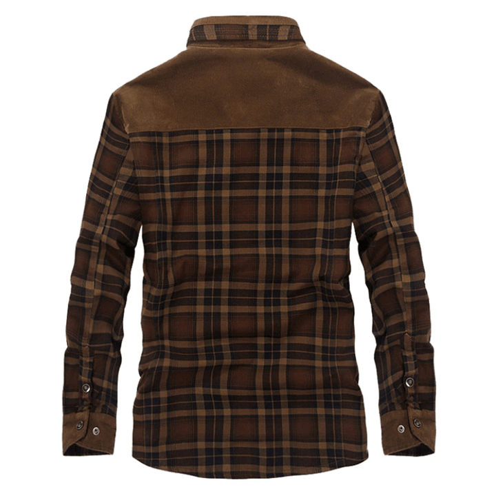 Bernardo | Camisa Chaqueta de Hombre de Cuadros