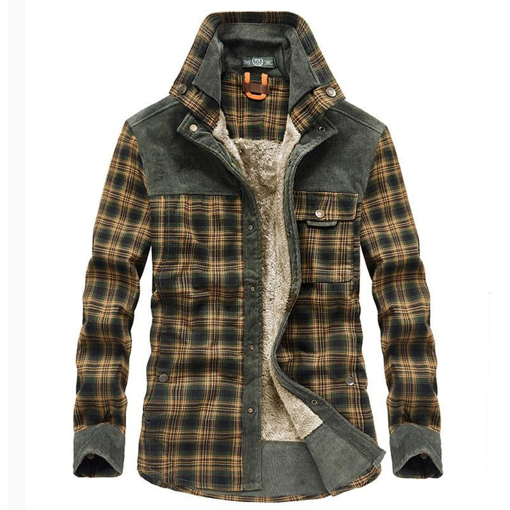 Bernardo | Camisa Chaqueta de Hombre de Cuadros