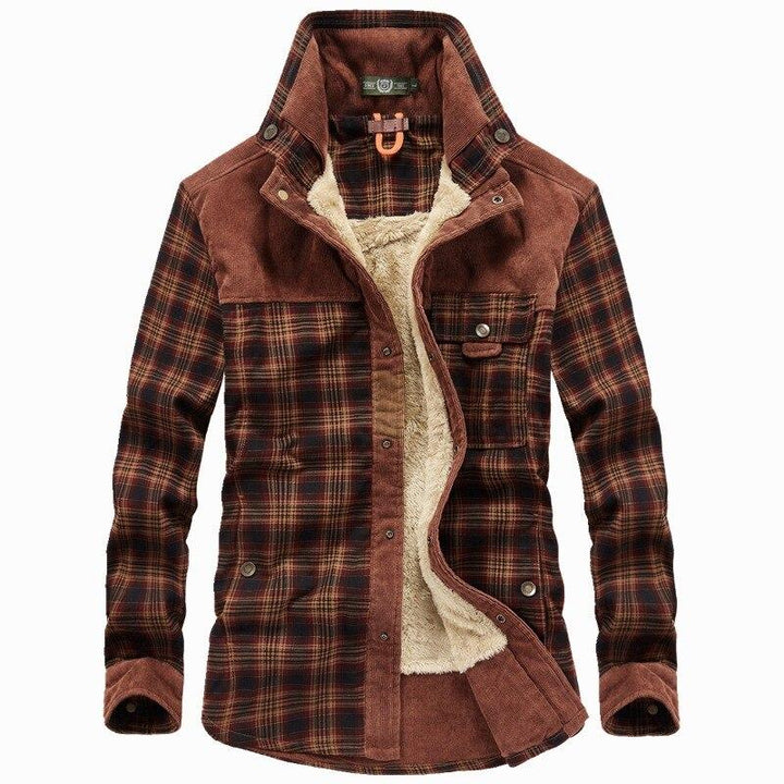Bernardo | Camisa Chaqueta de Hombre de Cuadros