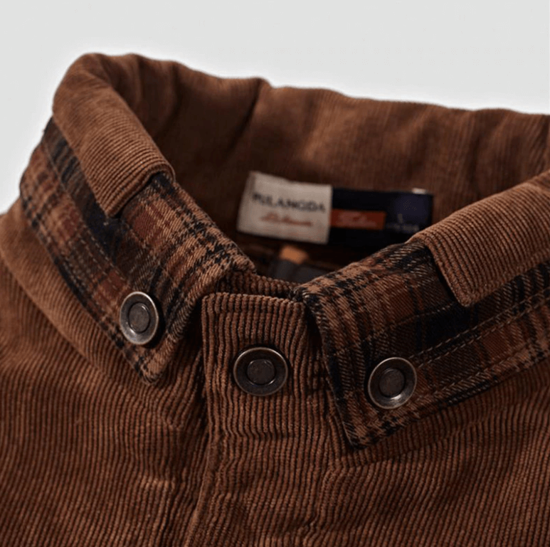 Bernardo | Camisa Chaqueta de Hombre de Cuadros
