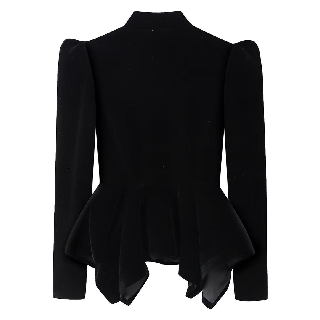Flavia | Chaqueta de Terciopelo Entallada con Peplum - 2