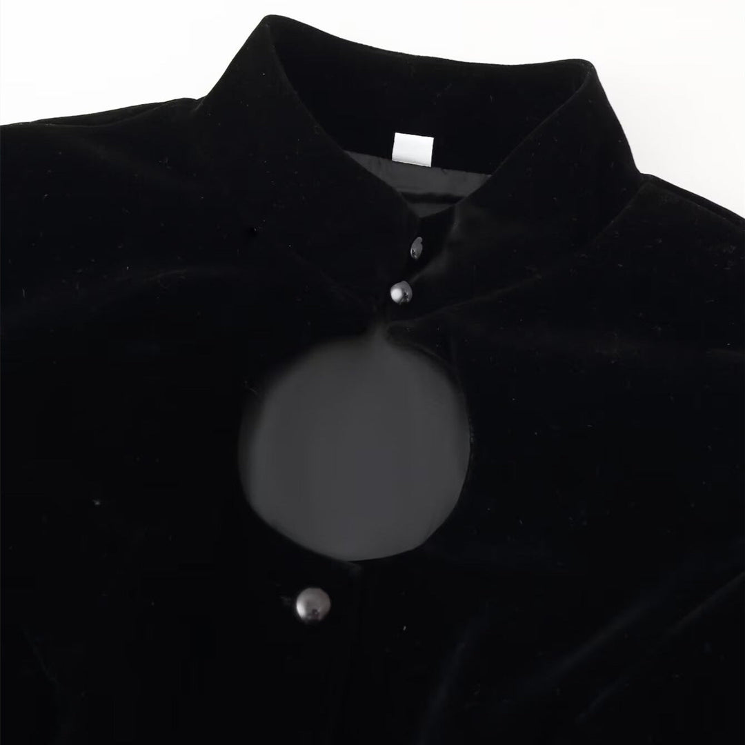 Flavia | Chaqueta de Terciopelo Entallada con Peplum - 3