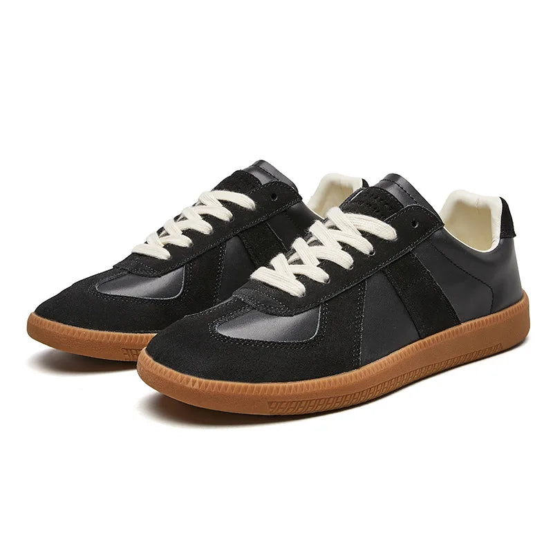 Florián | Zapatillas de Cordones con Suela Antideslizante - Negro