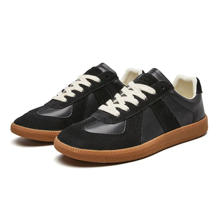 Florián | Zapatillas de Cordones con Suela Antideslizante - Negro