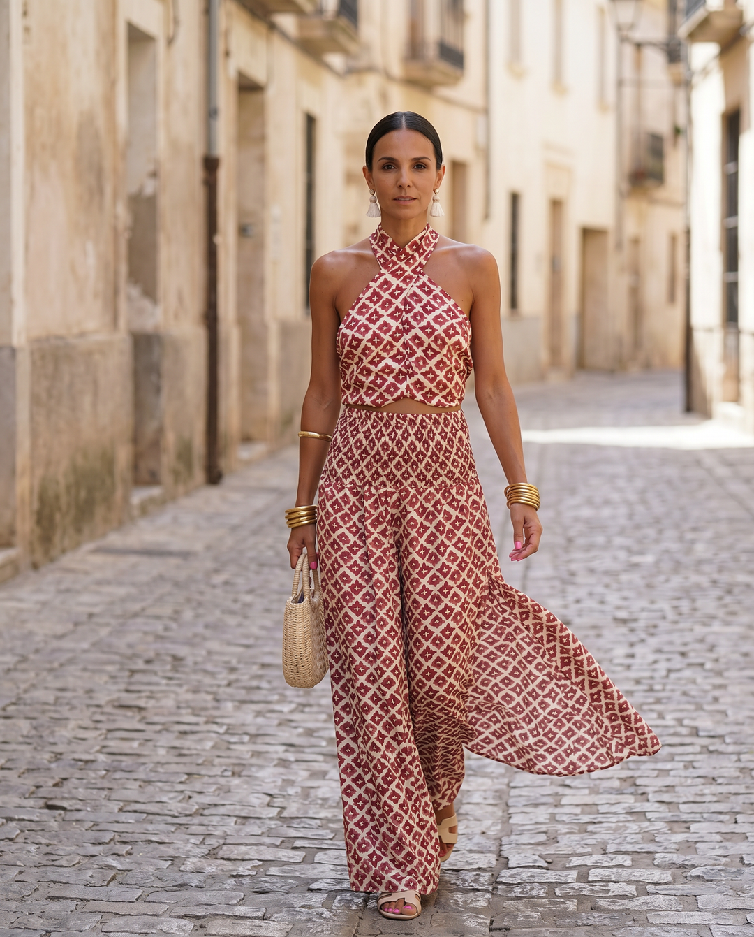 Amalia | Conjunto Elegante con Hombros Descubiertos