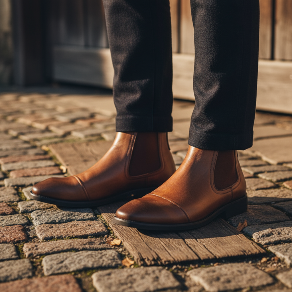 Venancio | Botines Chelsea de Hombre con Puntera Cap-Toe