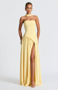 Generosa | Vestido de Gala de Mujer Palabra de Honor Asimétrico