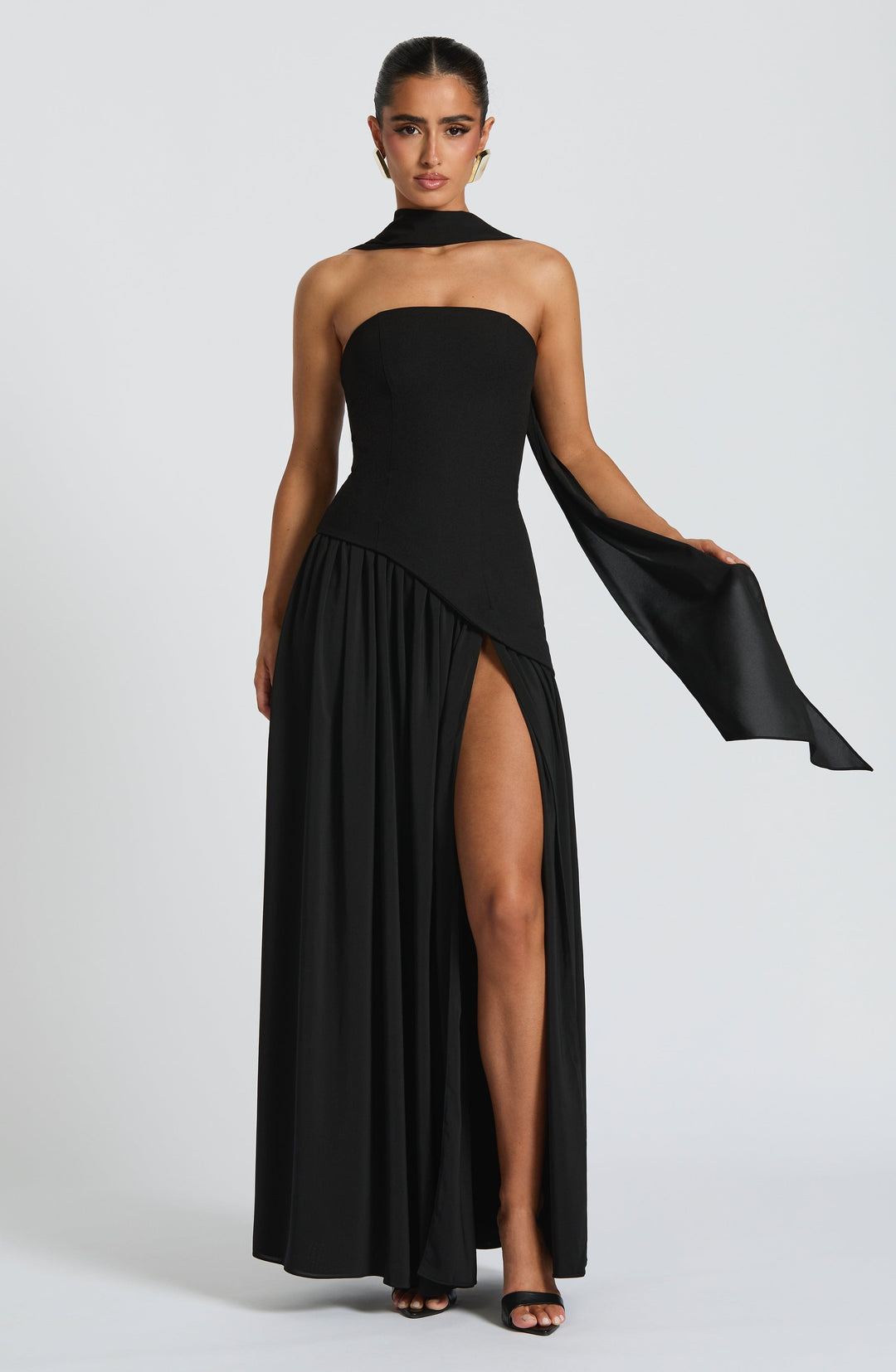 Generosa | Vestido de Gala de Mujer Palabra de Honor Asimétrico - 14