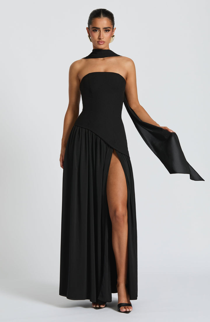 Generosa | Vestido de Gala de Mujer Palabra de Honor Asimétrico - 14