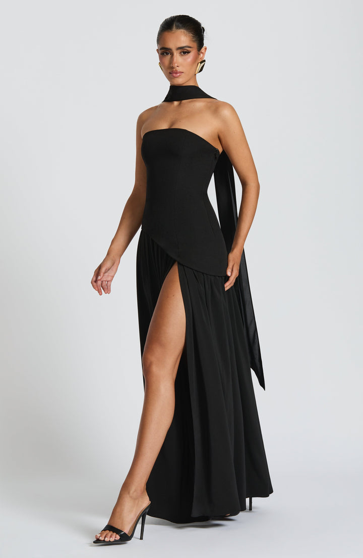 Generosa | Vestido de Gala de Mujer Palabra de Honor Asimétrico - 15