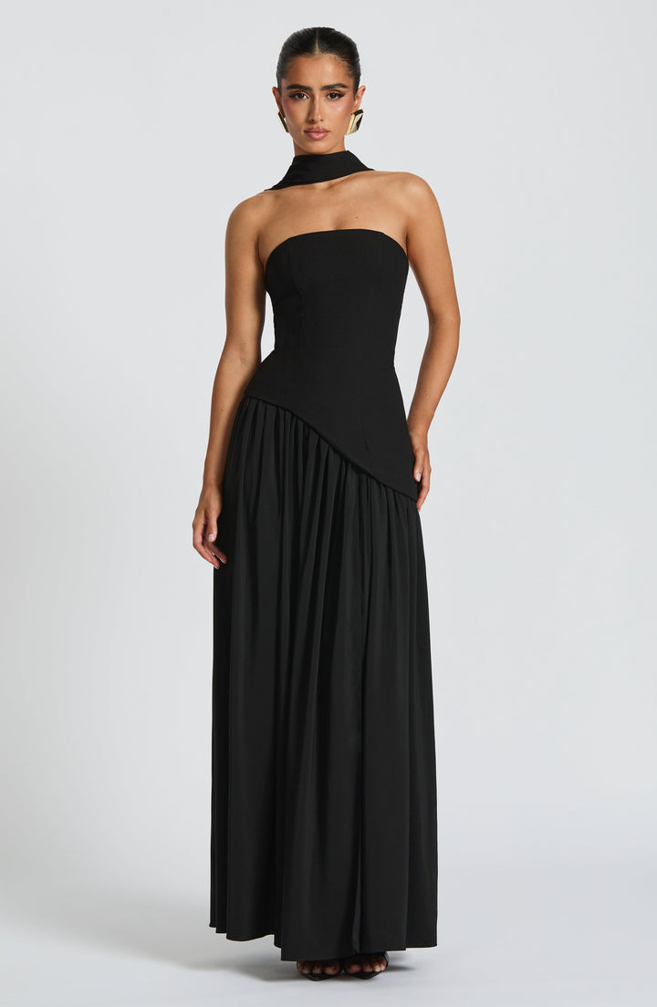 Generosa | Vestido de Gala de Mujer Palabra de Honor Asimétrico - 18