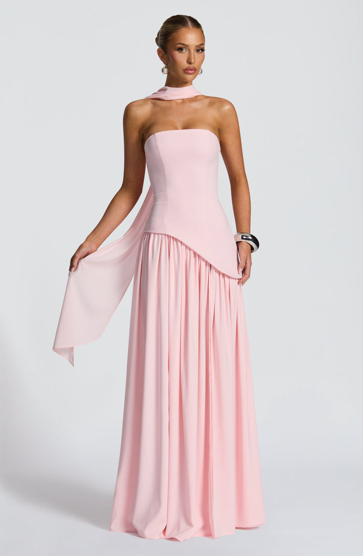 Generosa | Vestido de Gala de Mujer Palabra de Honor Asimétrico - 32