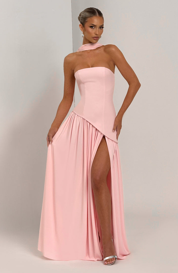 Generosa | Vestido de Gala de Mujer Palabra de Honor Asimétrico - 35