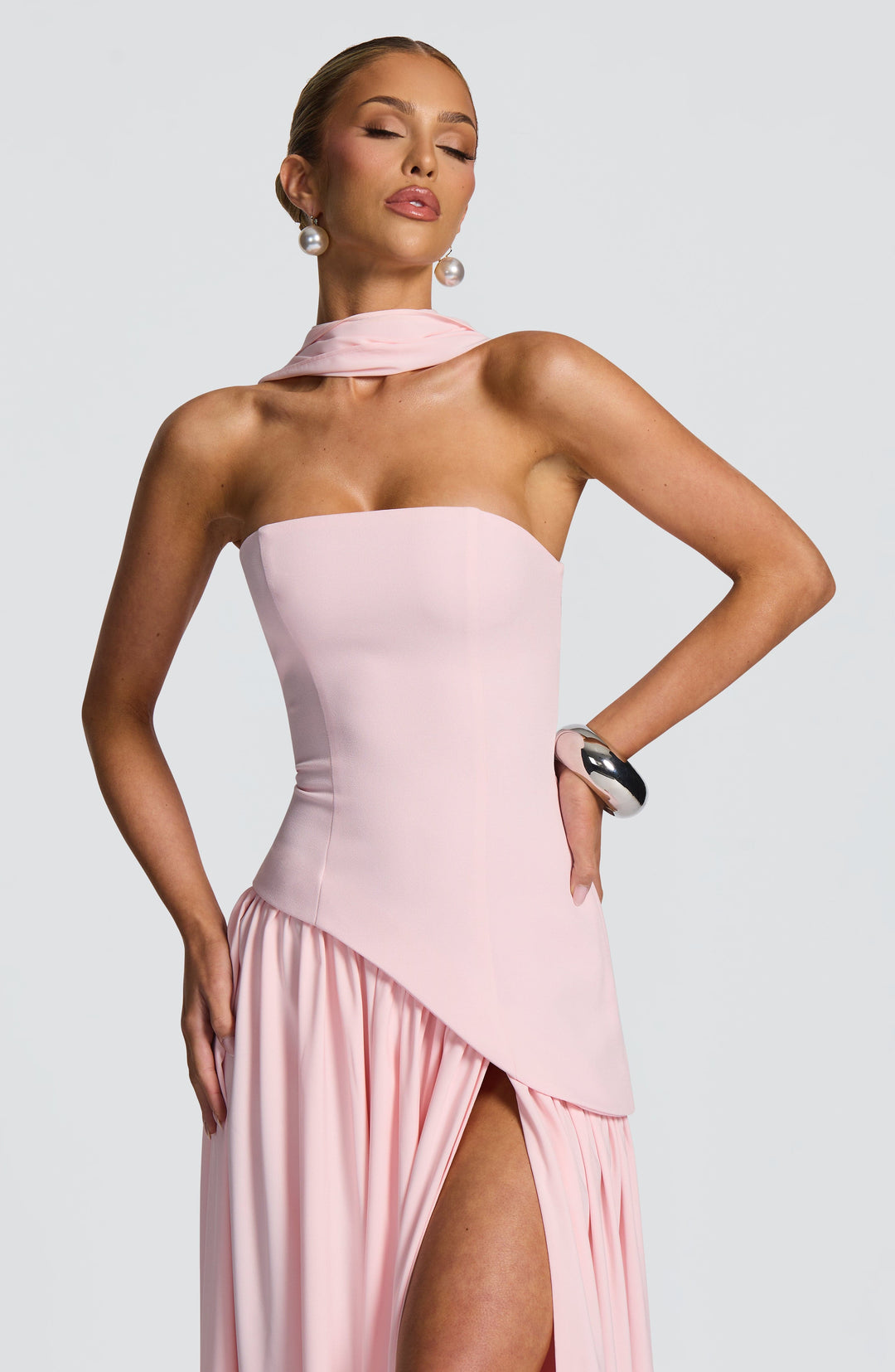 Generosa | Vestido de Gala de Mujer Palabra de Honor Asimétrico - 36