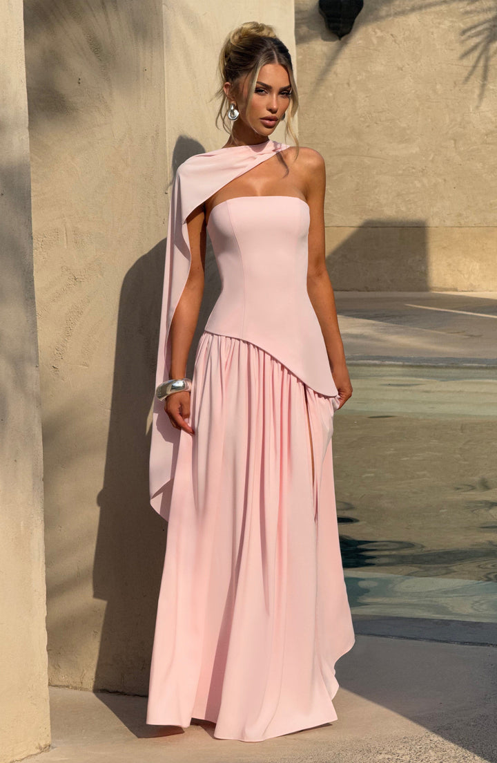 Generosa | Vestido de Gala de Mujer Palabra de Honor Asimétrico - 42