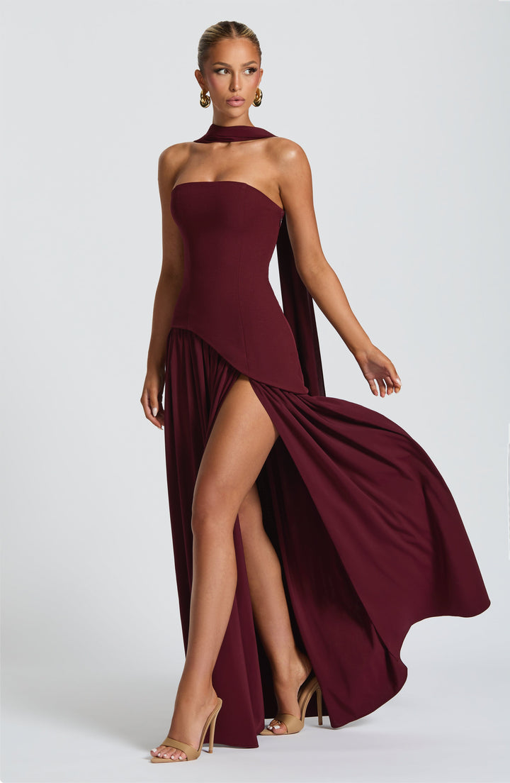 Generosa | Vestido de Gala de Mujer Palabra de Honor Asimétrico - 44