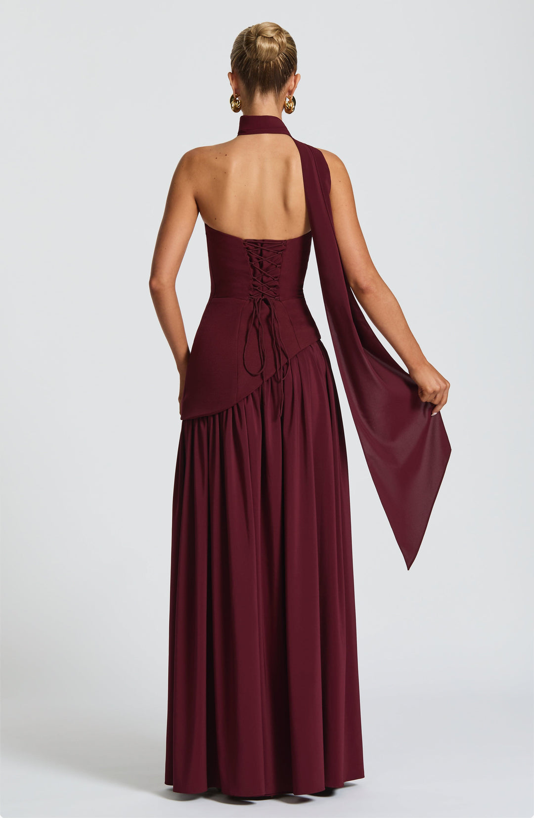 Generosa | Vestido de Gala de Mujer Palabra de Honor Asimétrico - 45