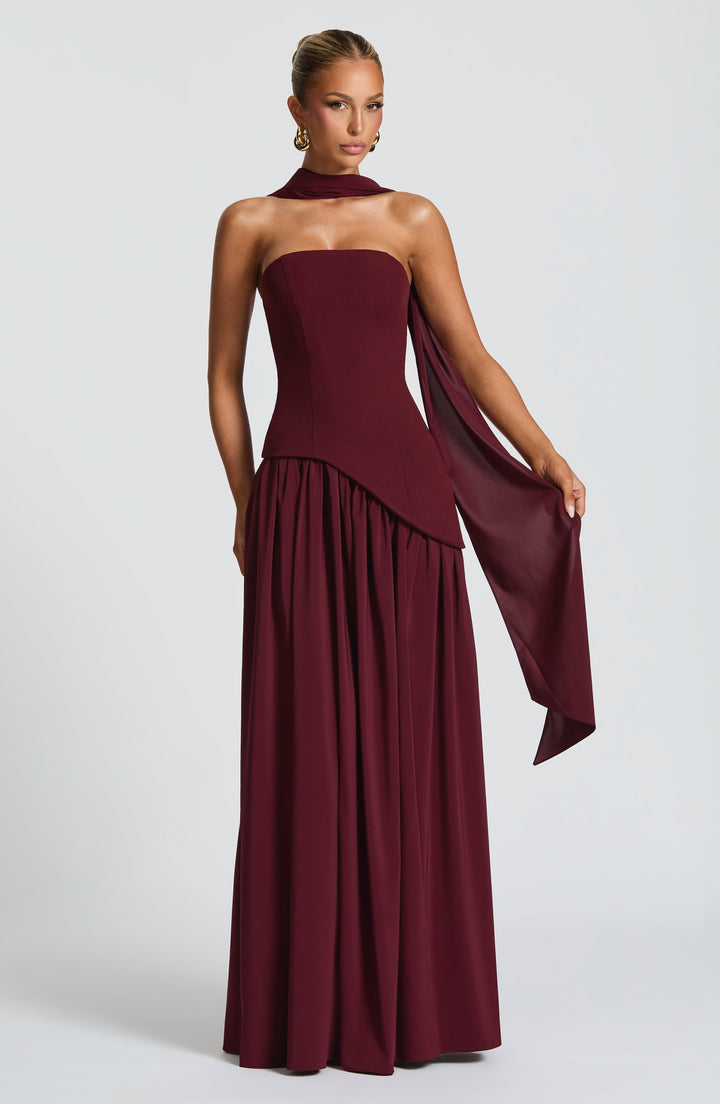 Generosa | Vestido de Gala de Mujer Palabra de Honor Asimétrico - 46