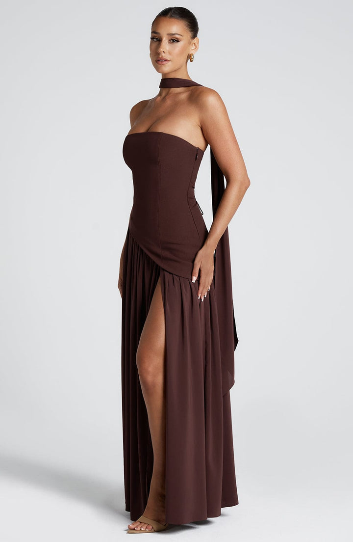 Generosa | Vestido de Gala de Mujer Palabra de Honor Asimétrico - 54