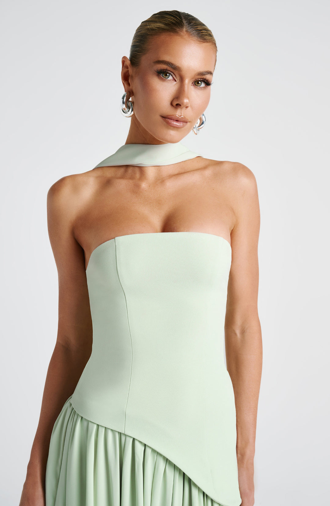 Generosa | Vestido de Gala de Mujer Palabra de Honor Asimétrico - 65