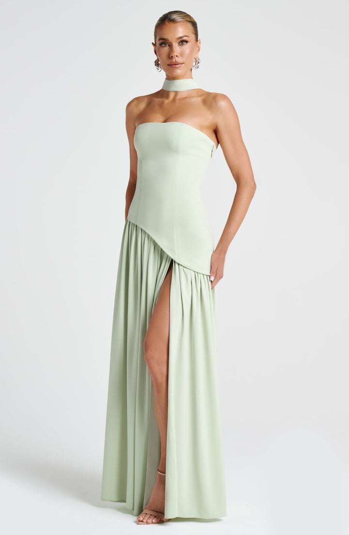 Generosa | Vestido de Gala de Mujer Palabra de Honor Asimétrico - 66