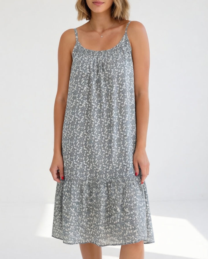 Laura | Vestido ligero con estampado delicado para un verano sin esfuerzo