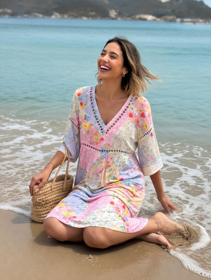 Daniela | Vestido floral fluido con encanto veraniego