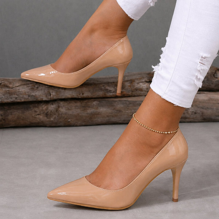 Isaura | Stilettos de Mujer de Charol con Punta Fina - 10